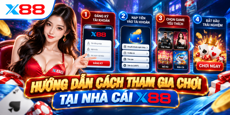 Hướng Dẫn Cách Tham Gia Chơi Tại Nhà Cái X88